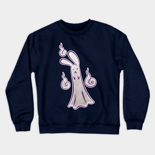 Spooky Bunny Rabbit Ghost Crewneck Sweatshirt